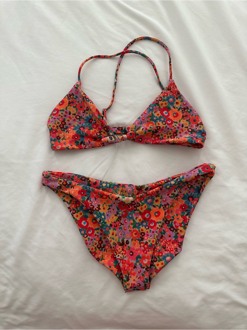 Women’s Skatie Floral Two-Piece Swim Set - Pink Multi